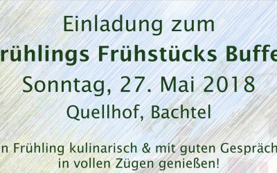 Frühlings Frühstücks Buffet am 27. Mai 2018